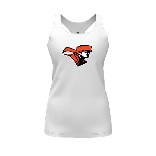 [FT0TRBWH-FYS-LOGO2] Decker Racerback Tank Top (Female Youth S, White, Logo 2)