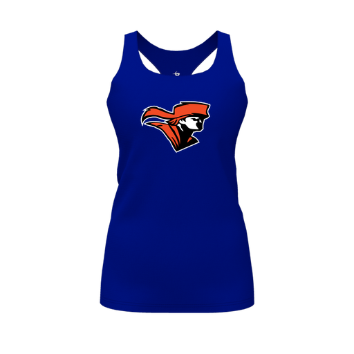 [FT0TRBRY-FYS-LOGO2] Decker Racerback Tank Top (Female Youth S, Royal, Logo 2)
