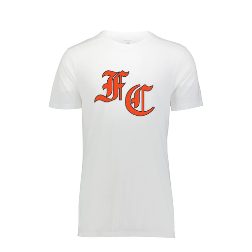 [FTSCUBWH-AS-LOGO1] Decker Men's Tri-Blend T-Shirt - Short Sleeve (Adult S, White, Logo 1)