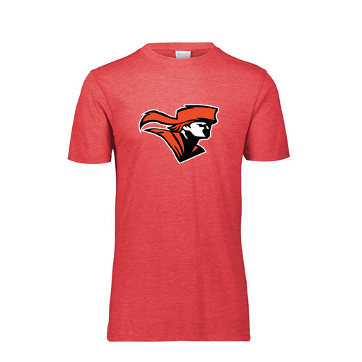 [FTSCUBRD-YS-LOGO2] Decker Youth Tri-Blend T-Shirt - Short Sleeve (Youth S, Red, Logo 2)