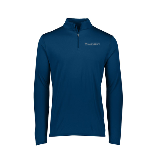 [FTLQFLNV-FAXS-LOGO3] Decker Women's Flex-Lite 1/4 Zip Shirt (Female Adult XS, Navy, Logo 3)