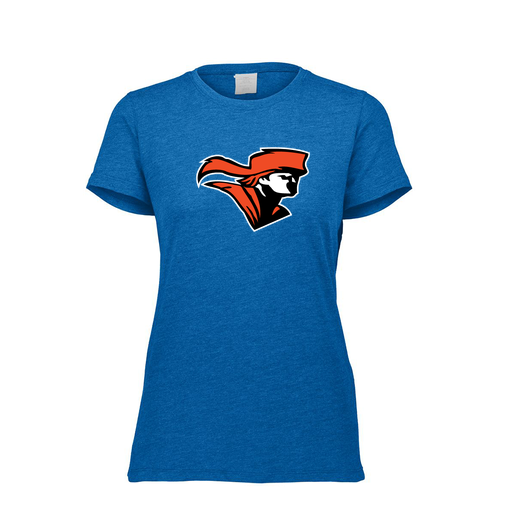 [FTSCUBRY-FAXS-LOGO2] Decker Women's Tri-Blend T-Shirt - Short Sleeve (Female Adult XS, Royal, Logo 2)