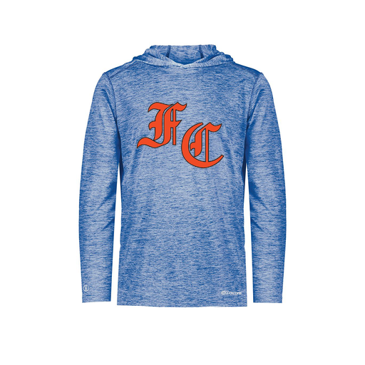 [FOLHCGRY-AS-LOGO1] Decker Men's Charge Hoodie (Adult S, Royal, Logo 1)