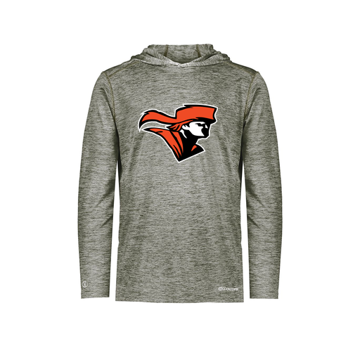 [FOLHCGGY-AS-LOGO2] Decker Men's Charge Hoodie (Adult S, Gray, Logo 2)