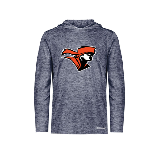 [FOLHCGNV-YS-LOGO2] Decker Youth Charge Hoodie (Youth S, Navy, Logo 2)