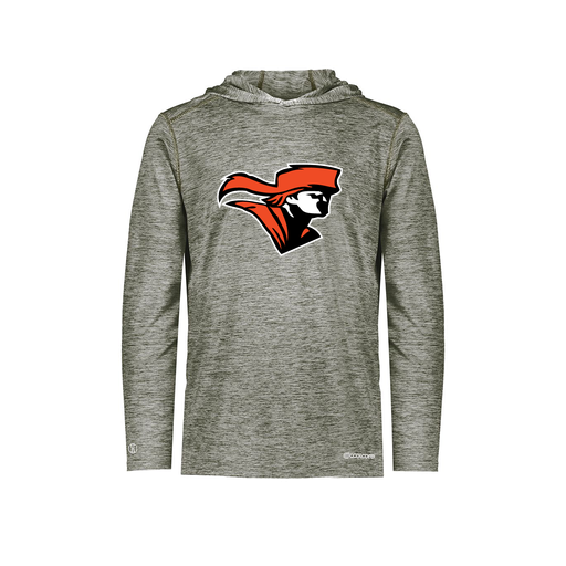 [FOLHCGGY-YS-LOGO2] Decker Youth Charge Hoodie (Youth S, Gray, Logo 2)